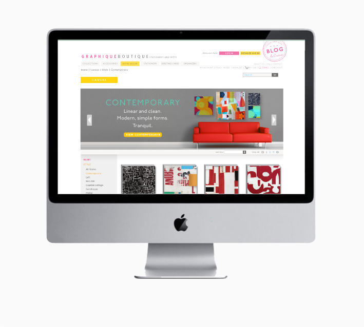 canvas web banner